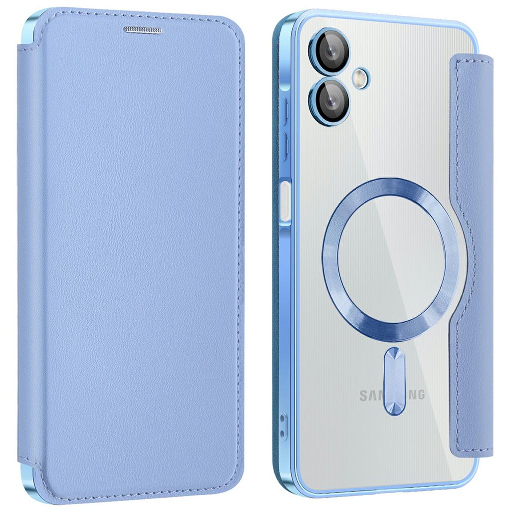For Samsung Galaxy A06 4G Magnetic Case RFID Blocking Leather Phone Cover