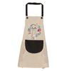 Wipeable Waterproof Oil-Proof Cartoon Wreath Rabbit Kitchen Nail Shop Apron