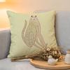 Cushion Cover  Linen  SkinFriendly Soft Decorative Case For Sofa Home Decor Geometric Animal Leopard Pattern Pillow cover