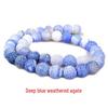 Natural Weathered Agate Frosted Beads for DIY Jewelry Accessories