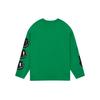 We11done Ss22 Logo Geometric Crew Neck Long Sleeve Sweatshirt Unisex sweatshirt Green WD-TT1-22-629-U-GR