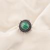 Malachite Gemstone Ring Jewelry, 925 Solid Sterling Silver Ring Jewelry, Handmade Artisan Ring Jewelry For Wedding Gift