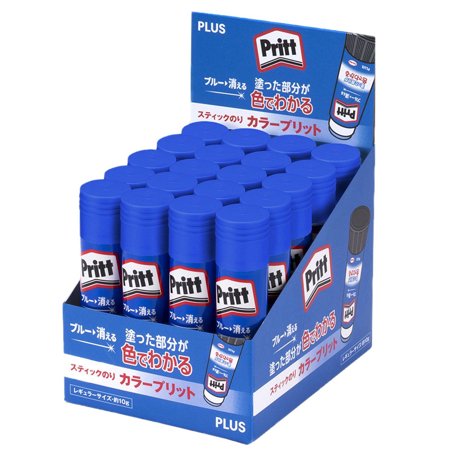 

Plus Pritt Glue Stick Glue Color Pritt Regular Size 20 Pieces 29-722×20
