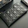 D Home 25 New Fashionable Cowhide Bag Premium Classic Casual All-matching ID Men Women's Stock Straight Hair