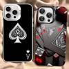 Poker Pattern Game Color Phone Case For IPhone 17 16 15 14 13 12 11 Pro Max Plus Pro Shell