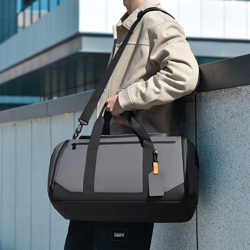 Large Capacity Travel Duffel Bag, Spacious Unisex Overnight Sports Gym Bag with Multiple Compartments, Perfect for Fitness, Outdoor Adventures