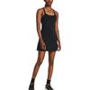Under Armour UA Meridian Solid Color Midi Slim Fit Sleeveless Dress Women Dresses Black 1383666-001