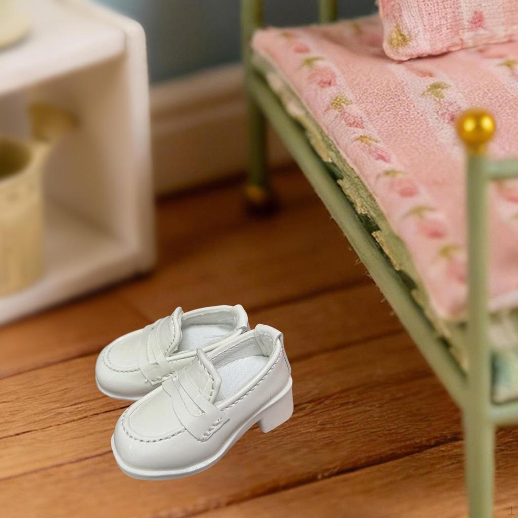 1/4 BJD Doll Shoes 16inch-18inch Collectible Women Action Figures Miniature Model Decoration Loafers