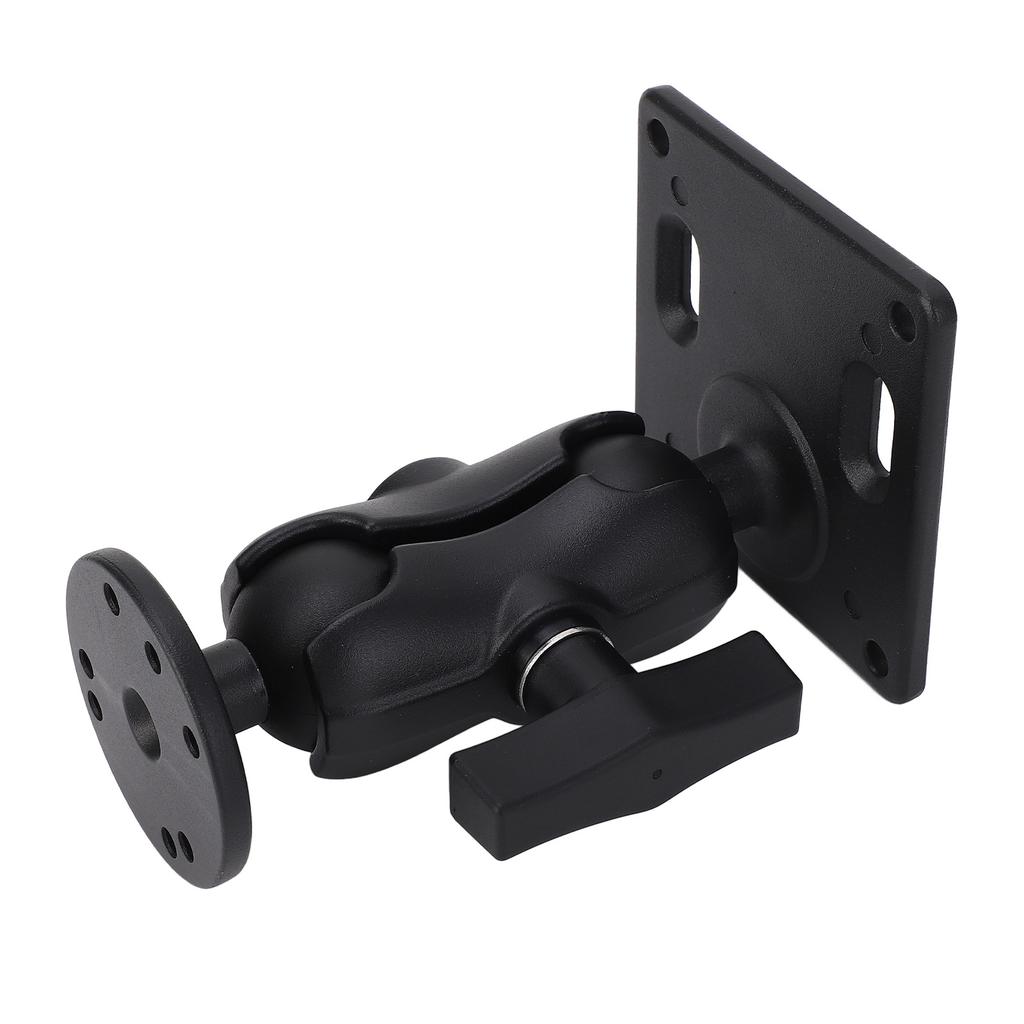 Double Ball Mount with Two Plates Aluminum Double Socket Arm with 1.5 Inch C Size Ball Adapter for Tablet Fish Finder Truck