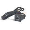Car USB Charger PD Quick Charge QC3.0 Phone Charging Adapter Outlet Button For Volkswagen Golf 6 Jetta 5 MK6 Scirocco 2006-2012