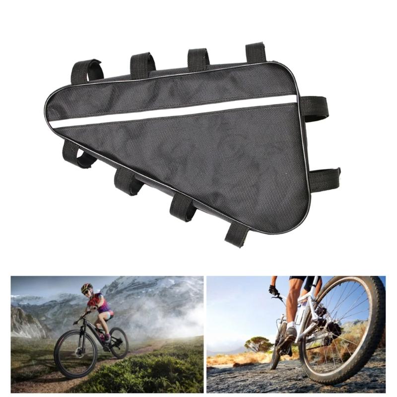 Bicycles Triangles Bag Durability Mountain Bike Storage Cycling Saddles Bag for Easy Installation