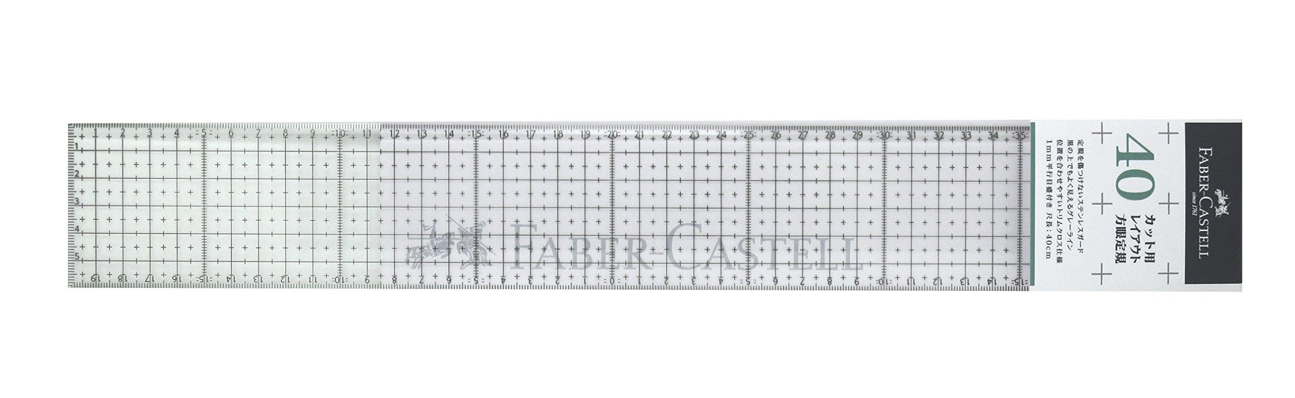 

Faber-Castell Cutting Layout Grid Ruler, 40cm (430 x 60 x 3mm) FE 6440