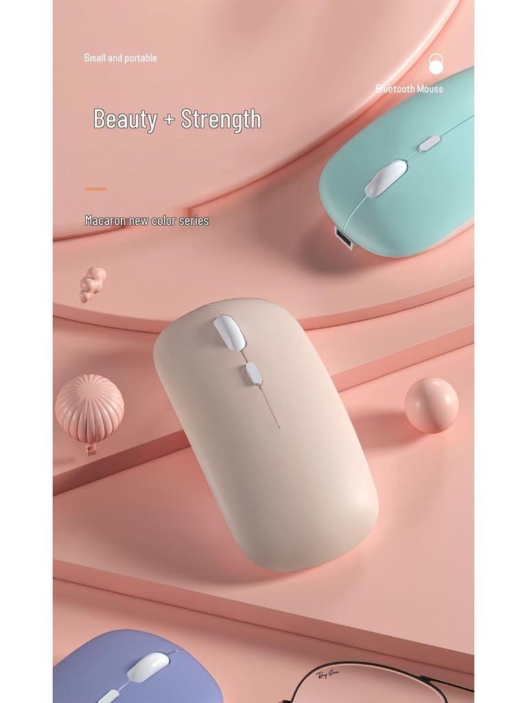 Universal Silent Bluetooth Wireless Mouse for iPad, Mobile Phones, Tablets, and Laptops