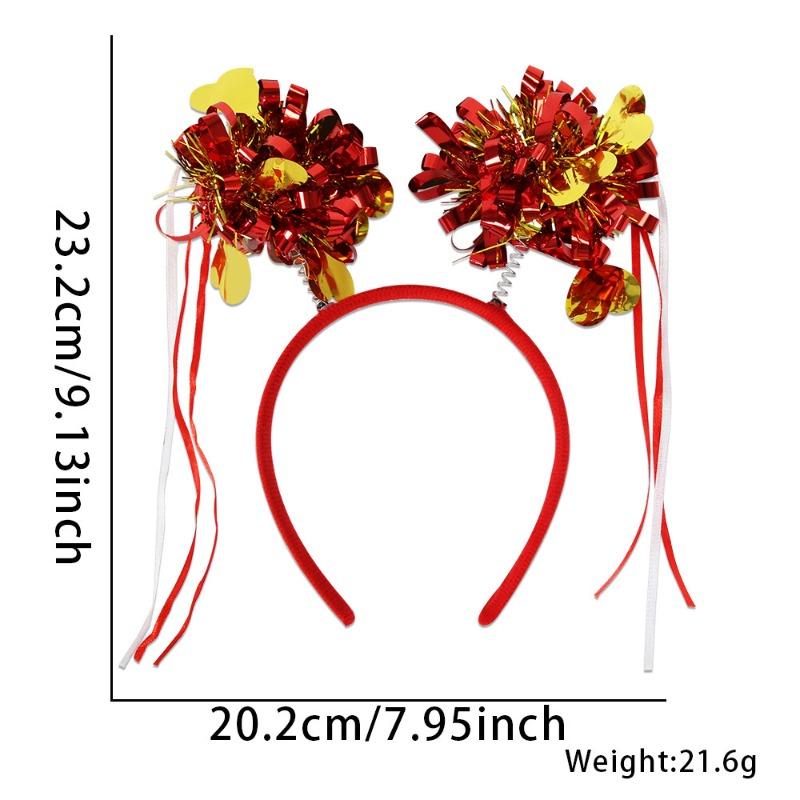 1 Valentine's Day Love Themed Headband for Valentine's Day Party Romantic Outfit with Love Elements and Diverse Design Styles