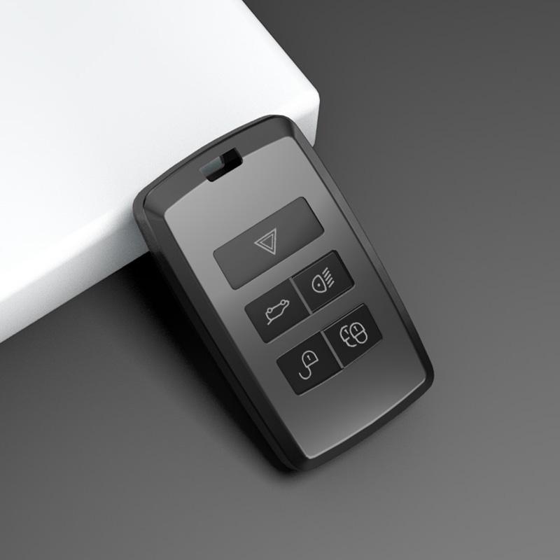 Nowe Etui Pokrowiec Obudowa na Kluczyk Samochodowy do Land Rover Range Rover Sport Evoque Freelander Velar Discovery 4 Jaguar XE XJ XF Gitara