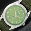 ELEGANTNÍ HMT HIMALAYA RUČNĚ NATAHOVACÍ ZELENÝ CIFERNÍK HODINKY PRO MUŽE a426101-2