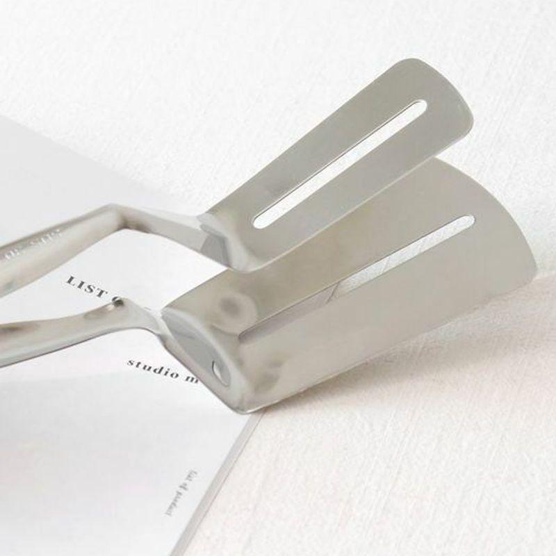 kamomekitchen all-stainless steel double-sided spatula