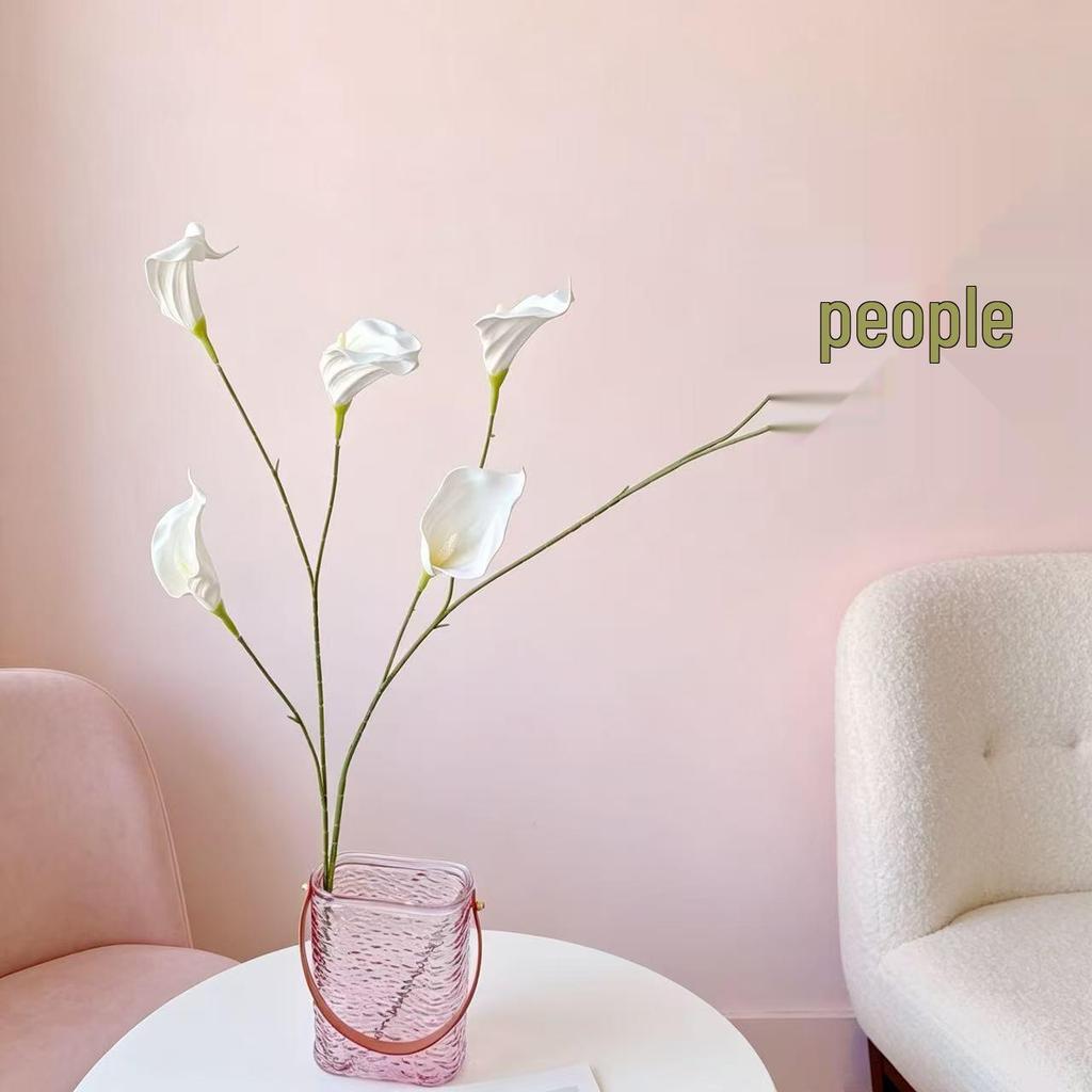 Large Calla Lily Artificial Bouquet for Home, Wedding, and Photography Decor