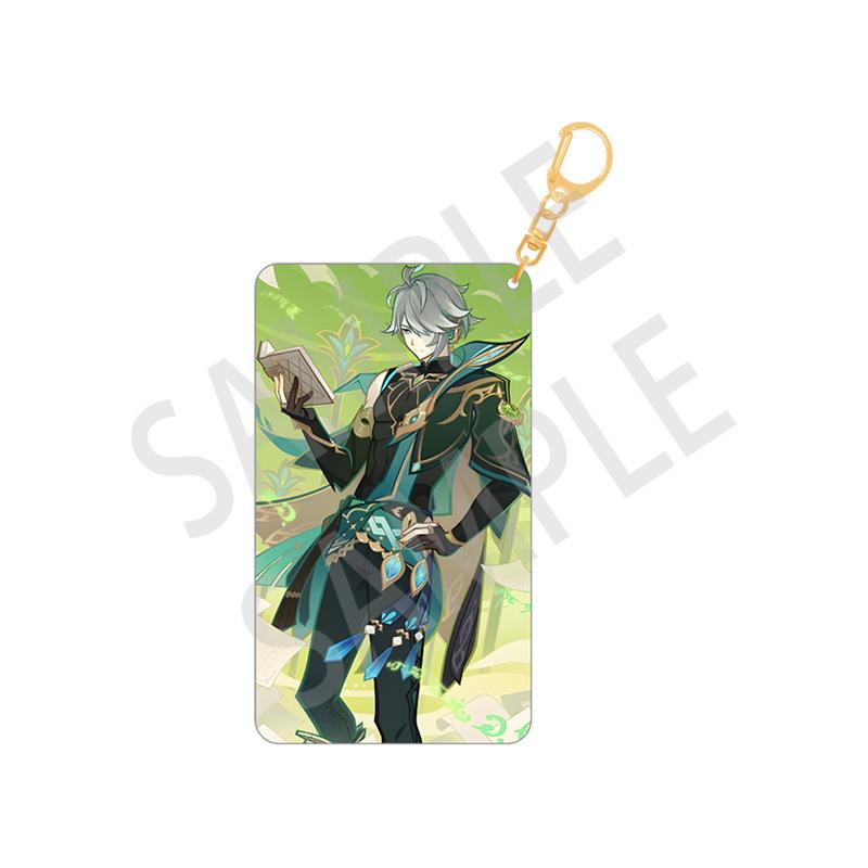 

Anime Game YUAN SHEN Keychain Cartoon Acrylic Figure Alhaitham Yelan Keychains Accessories Cute Bag Pendant Key Ring Fans Gifts