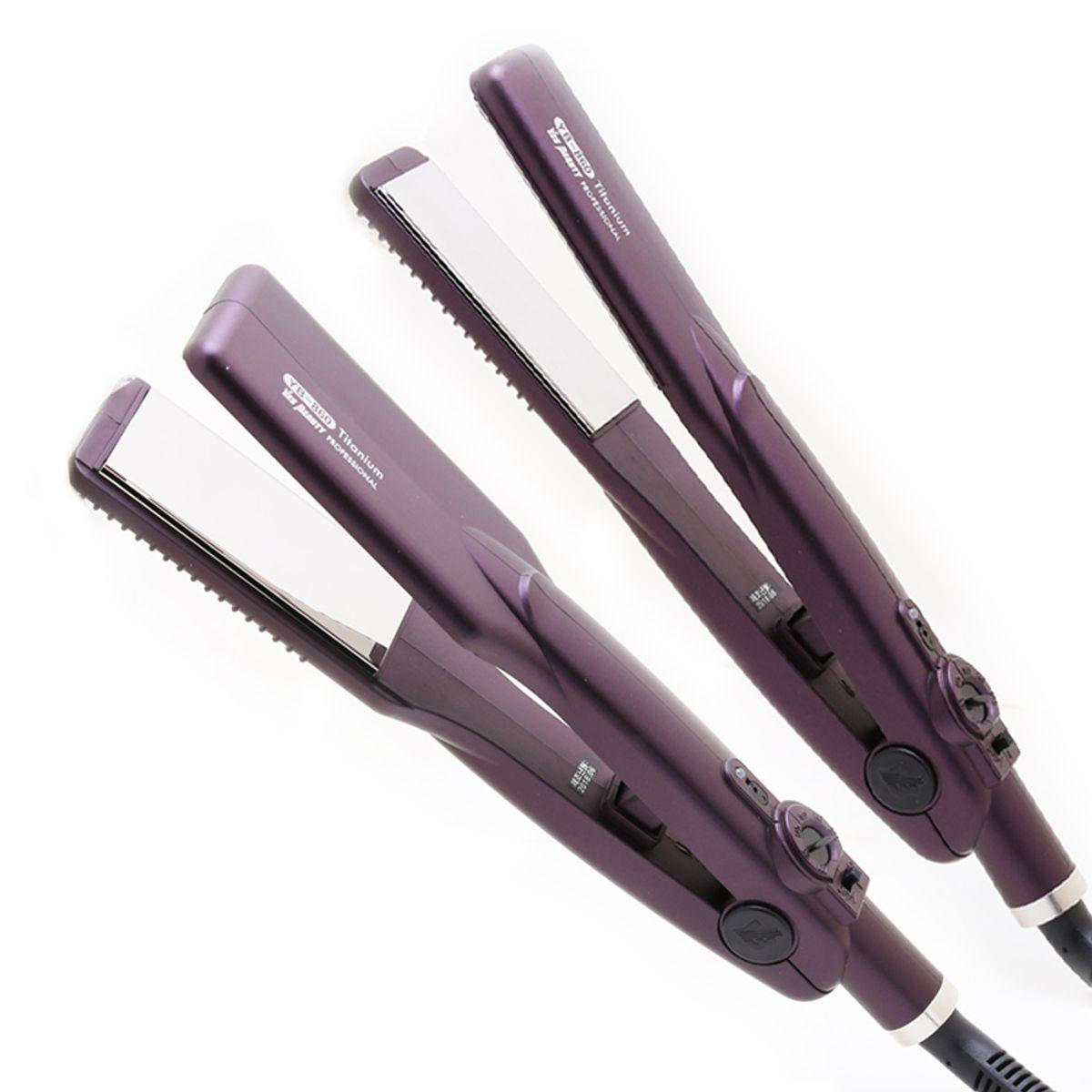 Hair Titanium Professional Salon Iron YB-860 (M,L) (Straightening Flat Iron) M