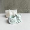 Geometric Cat-shape Gypsum Silicone Molds Storage Box Mold for Making Succulent Plant Pot Flower Pot Candle Holder