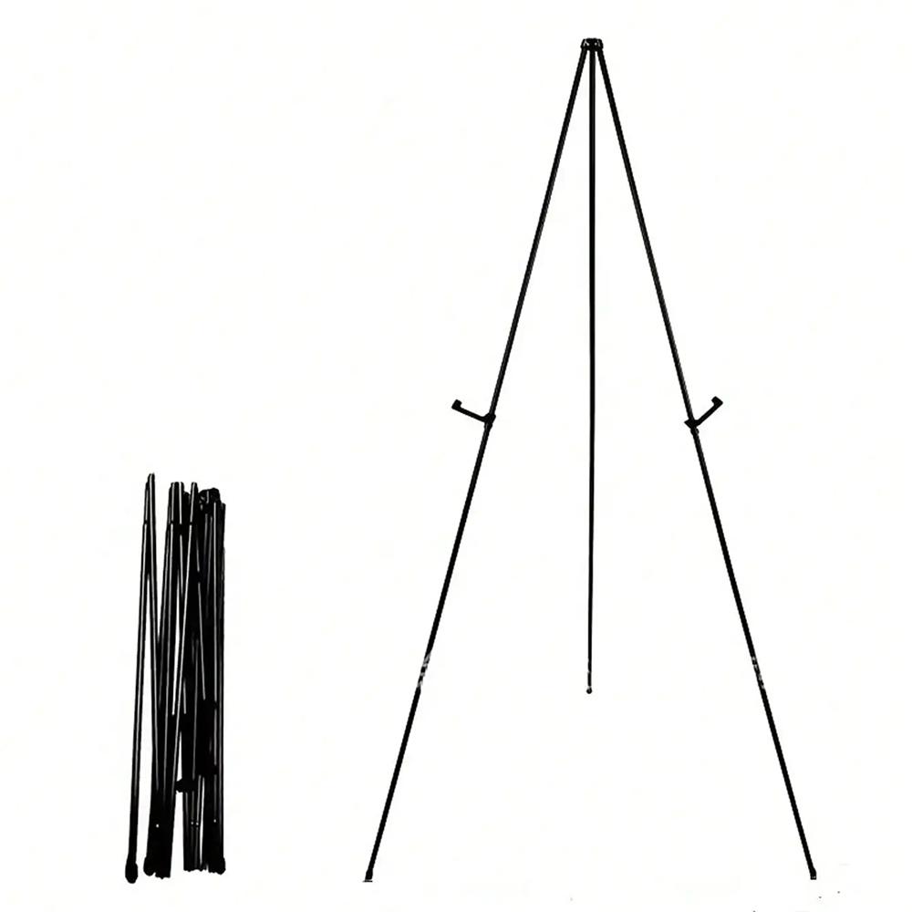 

Painting & Sketch Tripod Display Shelf Quick Set-Up Painting Easel Shelf Art Supplies чёрный