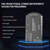Baroque String Instruments Gauge String Action Gauge Ruler Pocket size Metallic Ruler for Electric Bass and Acoustic