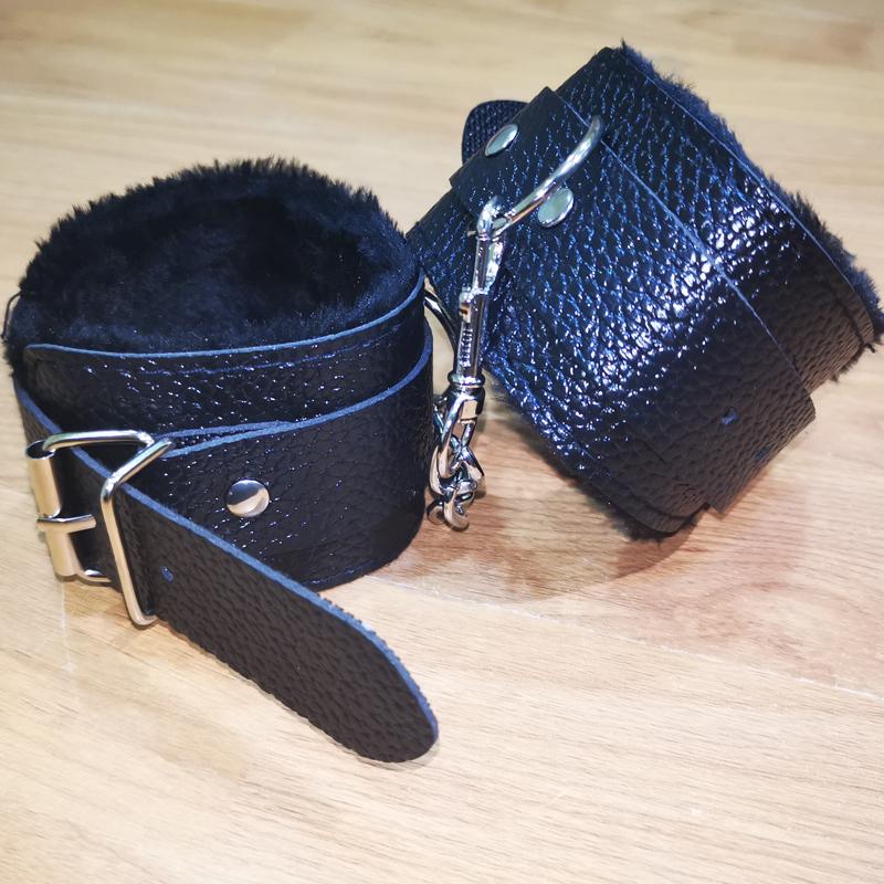 PU Leather Handcuffs,Sex Bondage Restraints Wrist Hand Cuffs Product,Adult Game Toys for