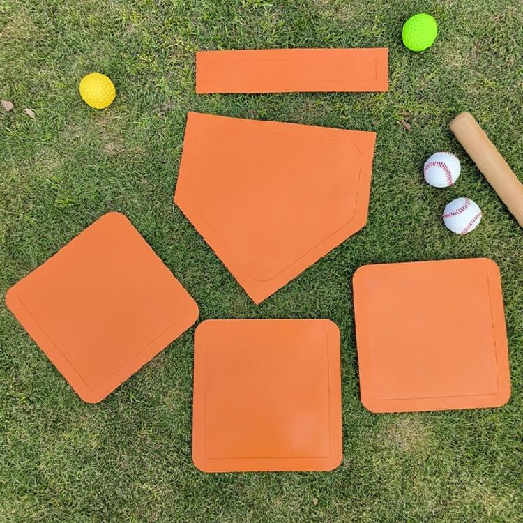 Gumová Baseballová a Softbalová Základna Sada Cvičební Domovská Deska s Přenosným Pouzdrem pro Kickball Hru na Zahradě Snadné Použití
