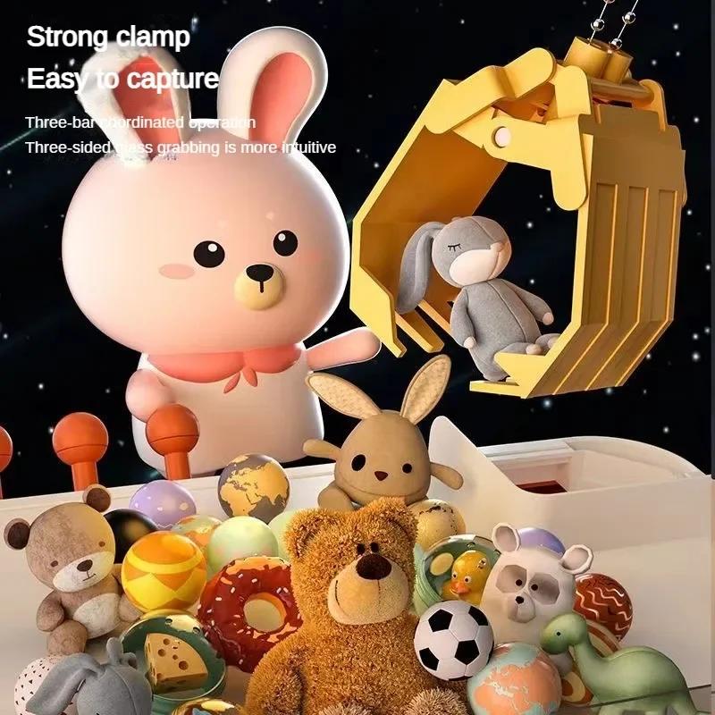 Automatic Mini Claw Machine Toys For Children Coin Operated Play Game Arcade Crane Doll Machines Kids Birthday Christmas Gifts