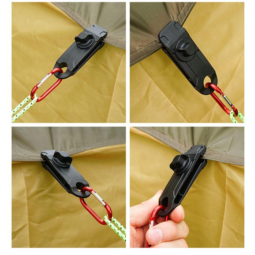 Jaw Grip Tents Accessories Camping Tent Holder Canvas Tighten tool Windproof Clip Hook Tarp Clips