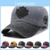 New Trend Adjustable Cotton Baseball Hat With Maple Leaf Decoration Design For All Seasons