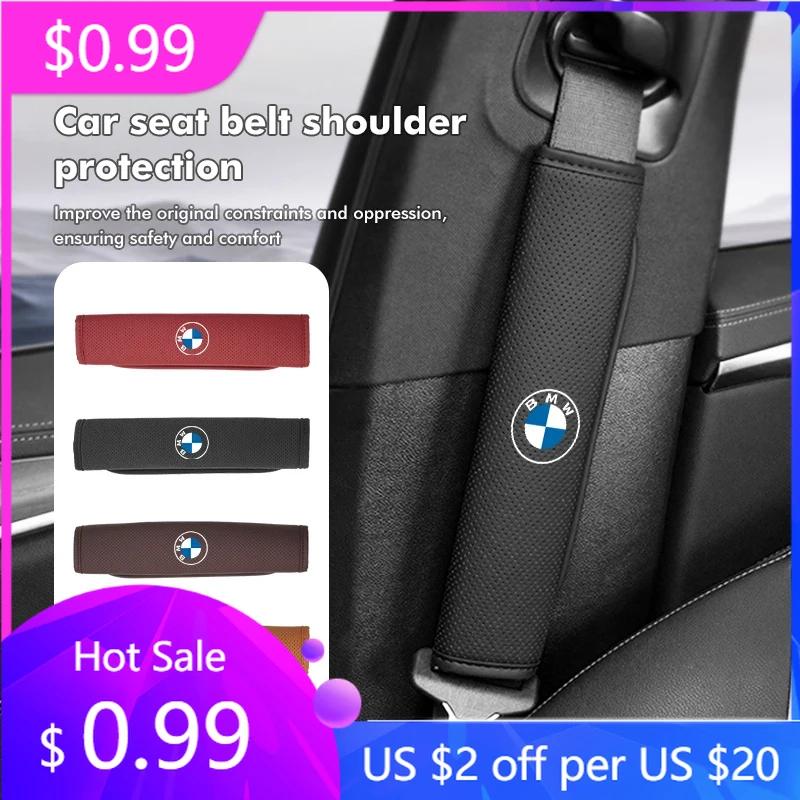 2025 Hot Car Safety Belt Shoulder Cover Strap Padding Protector Pad For BMW E87 E70 E91 E30 G20 E92 E93 E60 E46 E90 G30 E53 X1