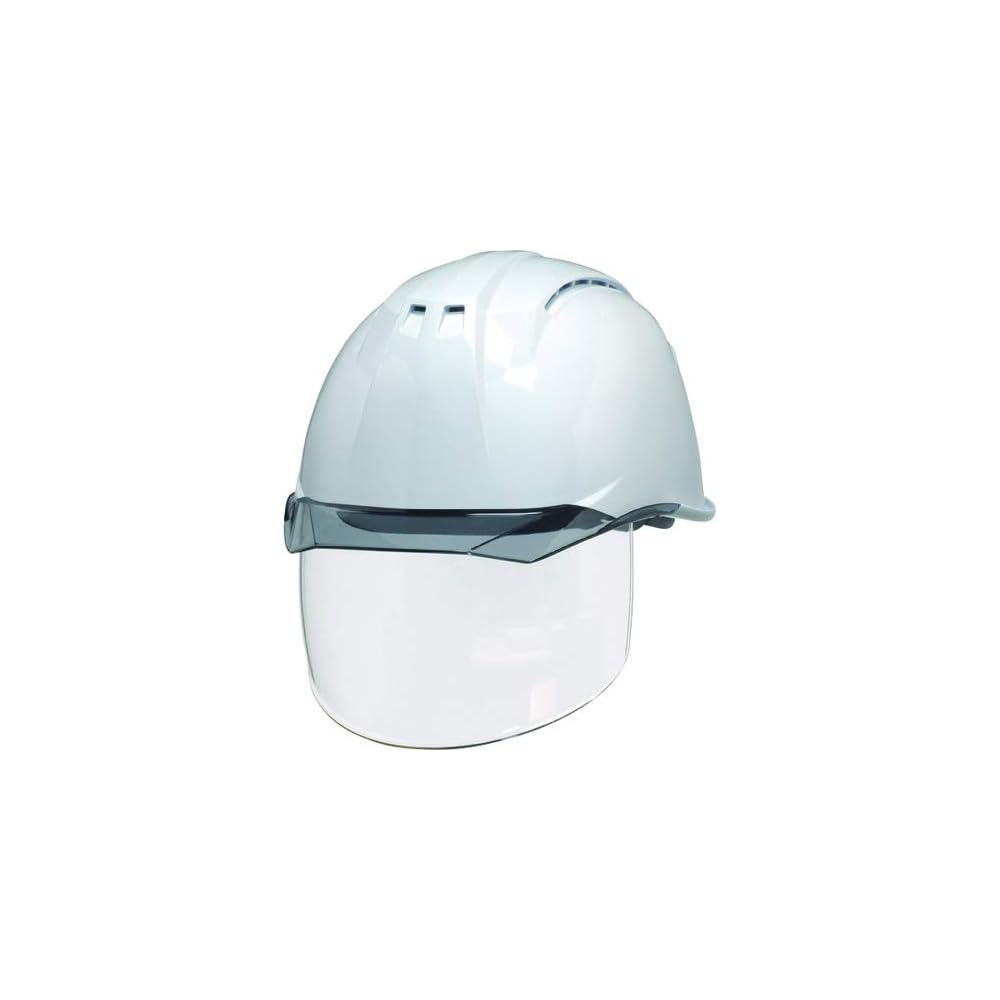 DIC AA11EVO-CSW Transparent Visor Helmet with Shield White/Smoke Color