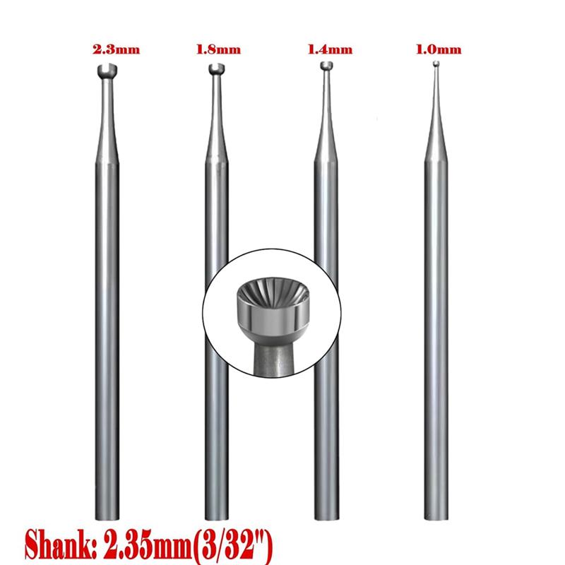 A96I-4Piece Wire Twisting Tools 3/32Inch Shank Wire Rounder Bits With Hand Drill Wire Twisting Tools (1Mm/1.4Mm/1.8Mm/2.3Mm)
