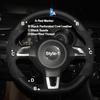 Hand Sewing Steering Wheel Cover For Volkswagen Golf 6 GTI MK6 Polo GTI Passat