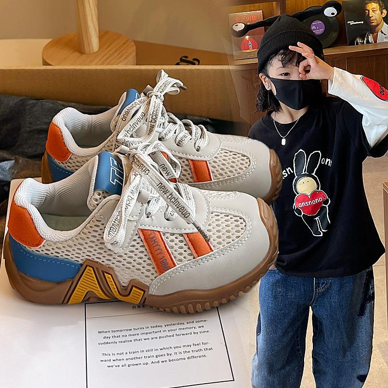 Stylish running sneakers for boys2026Spring and summer casual shoes for young children, girls' fashionable running shoes