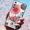 For Samsung Galaxy A16 5G 4G Cases 3D Relief Soft Silicone Cover Retro Embossed for Galaxy S24 FE  Plus S 24 Phone 3D Soft Cases