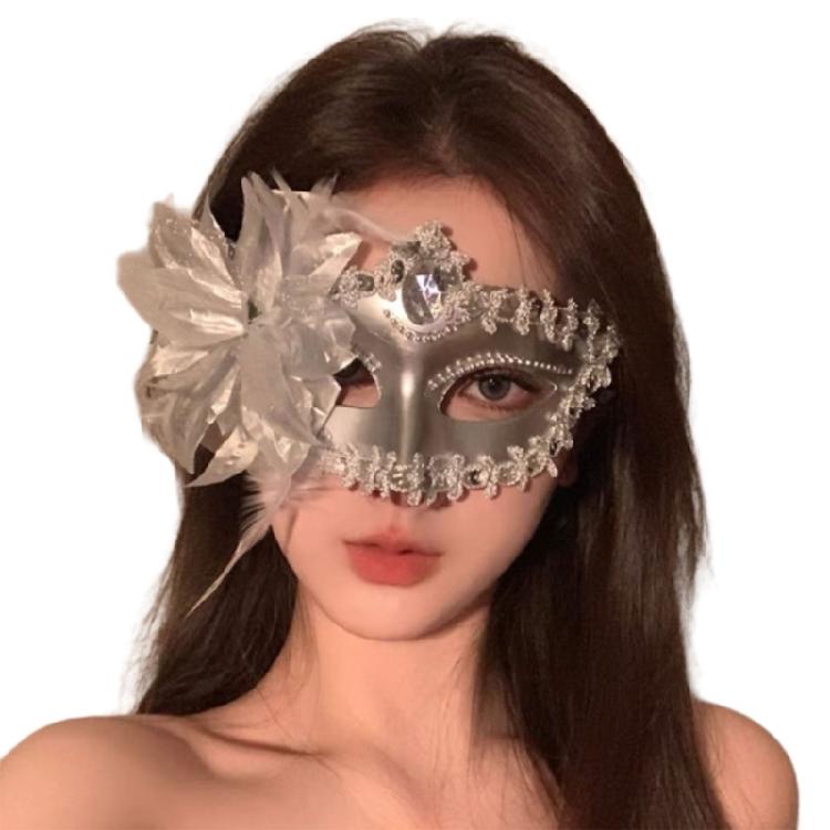 Maskenball Maske Glitzer Venezianische Maske Mardi Gras Maske für Halloween Maskenball Party Kostüm Halbgesichtsmaske Augenmaske