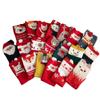 Women's Red Christmas Mid-Tube Socks - Cute Japanese Style Wedding Design