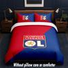 Lyon FC Design Bed Bedding Set 1 Duvet Cover + 2 Pillowcases Soft Breathable Household Bed Linens