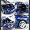 Initial D JDM Mazda RX-7 FC3S Supercar Simulation Diecast & Toy Vehicles Sounds & Light Pull Back Car 1:32 Alloy Model
