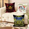 Band A-Aerosmith Cushion Cover Soft Short Plush Pillow Cover Smooth Cozy Texture Aesthetic Cushion Case Home Decor