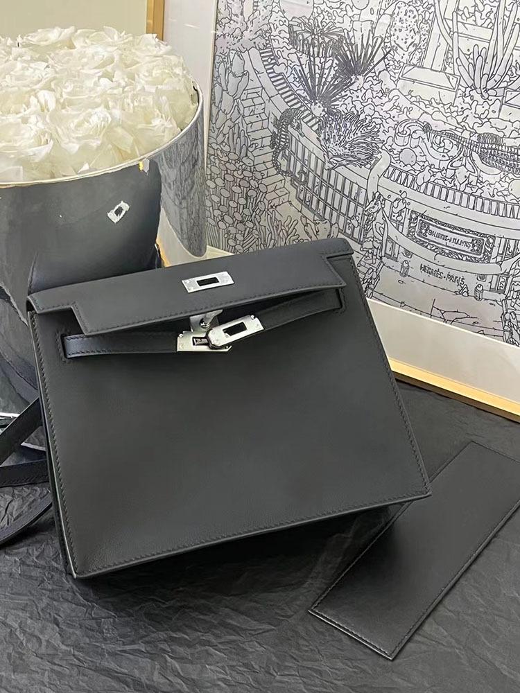 

Рюкзак на одно плечо из коровьей кожи Evercolor с верхним слоем из воловьей кожи и рисунком «танцующий пучок» высокого качества 22x17x6cm чёрный