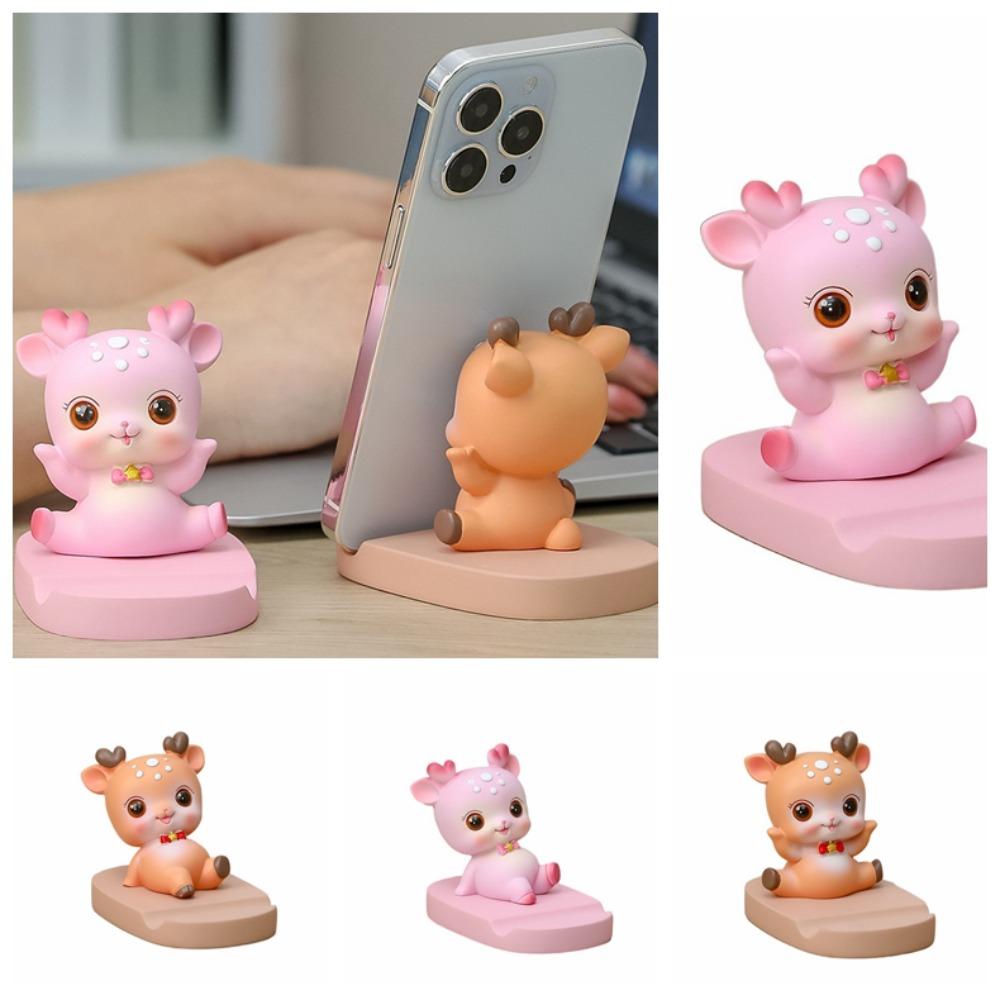 

Figure Model Phone Holder Deer Doll Cell Phone Bracket Mobile Phone Stand Phone Accessories style 3