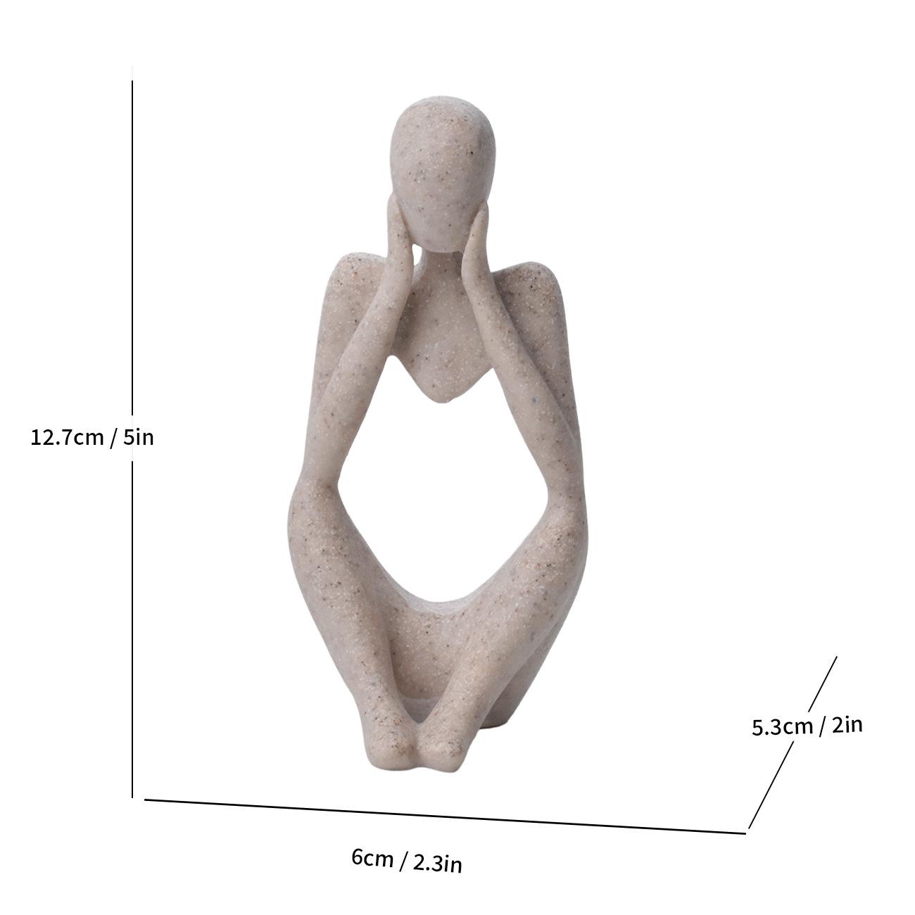

Modern Abstract Human Tree Resin Figurine - Creative Desktop Decoration for Living Room