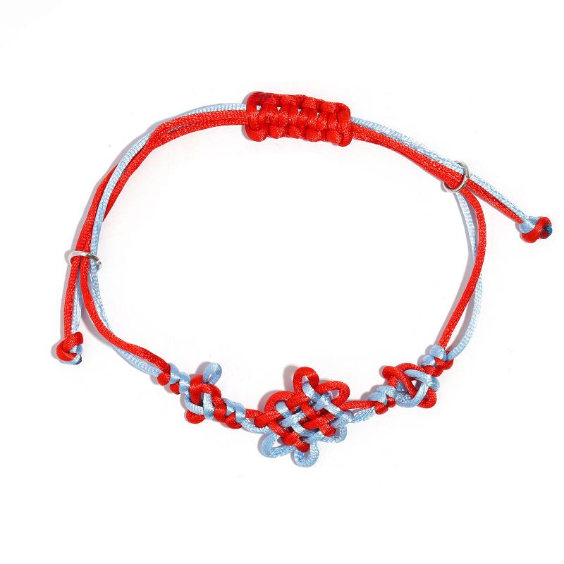 

Аниме K-pop Охотники на демонов Руми Косплей Браслет Ручной работы Плетеный шнур Китайский узел Регулируемый браслет Унисекс Ювелирные аксессуары