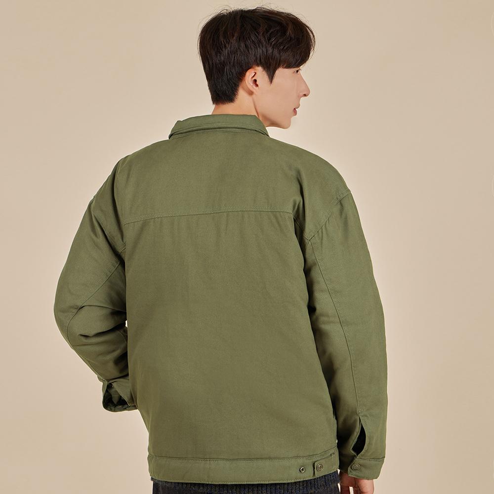Astral Projection Signature Gravity Oversized Trucker Jacket_Khaki