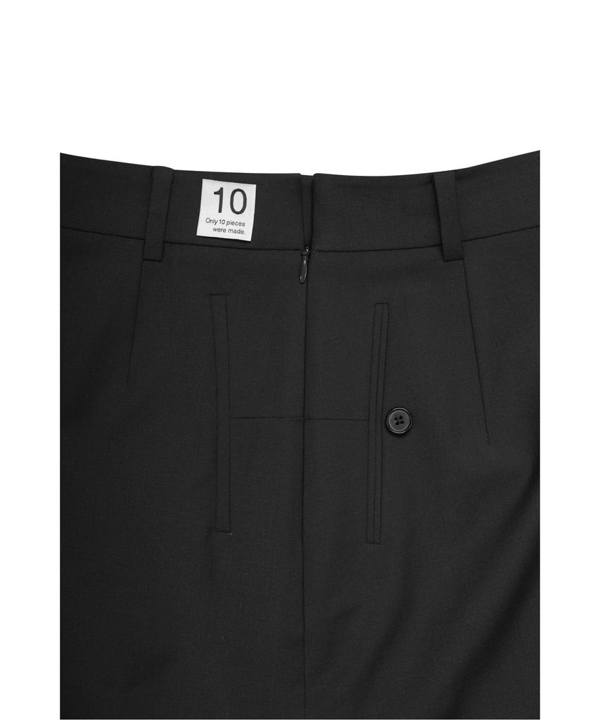 RECODE Asymmetric Draped Skirt_Rqkam25548Bkx