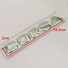 1 Stück 3D ABS opel CORSA Auto-Buchstabe Haube Front-Motorhauben-Grill Heckklappen-Emblem Abzeichen Aufkleber Dekal Styling-Zubehör